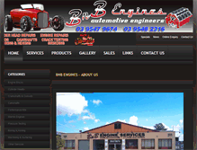 Tablet Screenshot of bnbengines.com.au